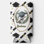 卒業パーソナライズされた スリム缶クーラー (正面)