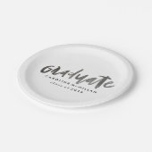 卒業パーソナライズされた ペーパープレート (アングル)