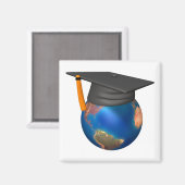 卒業パーソナライズされた マグネット (正面/裏面)