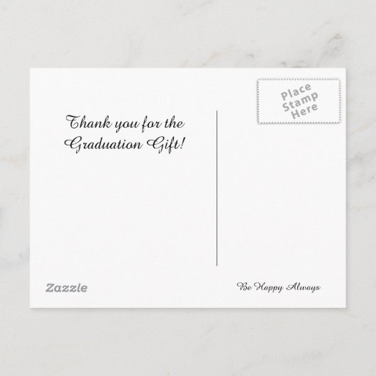 卒業パーソナライズされた/懇親会はがき 案内ポストカード (裏面)