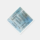 卒業パーティの繰り返し名紙 スタンダードカクテルナプキン (角)