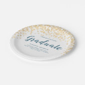 卒業パーティの「クラスパーソナライズされた」名 ペーパープレート (アングル)