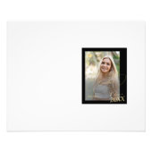 卒業パーティゲストのサインのサインカスタムサイン フォトプリント (正面)