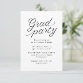 卒業パーティシンプルーの白黒 エンクロージャーカード (スタンド正面)