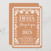 卒業パーティパペルピカドメキシコフェスタ2025 招待状 (正面/裏面)