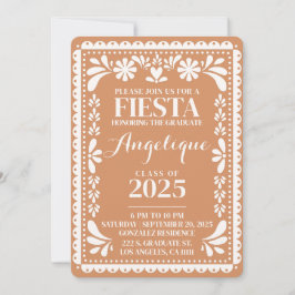 卒業パーティパペルピカドメキシコフェスタ2025 招待状