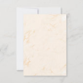 卒業パーティパンパスグラスバラ金ゴールド赤面 招待状 (裏面)