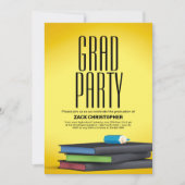 卒業パーティファンシーーへの招待のパーソナライズ 招待状 (正面)