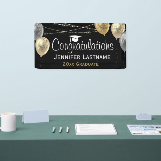 卒業パーティファンシー予算の区分 横断幕 (トレードショー)