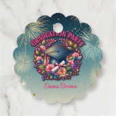 卒業パーティフローラパーティー フェイバータグ (裏面)