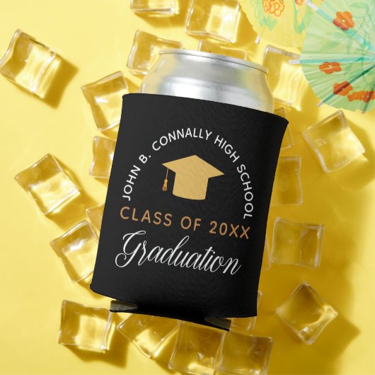 卒業パーティブラックカスタム金ゴールドクラス2022 缶クーラー (インサイチュ 夏)