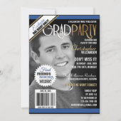 卒業パーティマガジンカバー招待状 招待状 (正面)