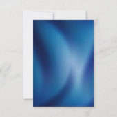 卒業パーティモダン金ゴールドスクリプトNavy Blue 招待状 (裏面)