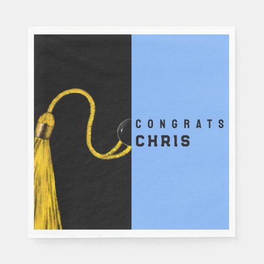 卒業パーティーおめでとうナプキンス スタンダードランチョンナプキン (正面)