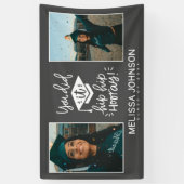 卒業パーティーおめでとうバナー 横断幕 (縦)