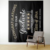 卒業パーティーおめでとう タペストリー (インサイチュ)