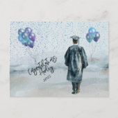 卒業パーティーおめでとう ポストカード (正面)