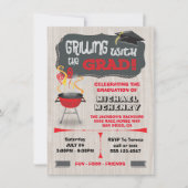 卒業パーティーでのグリリング 招待状 (正面)