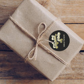 卒業パーティーのお気に入りBlack & ラウンドシール