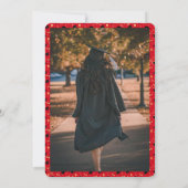 卒業パーティーのご案内 招待状 (裏面)