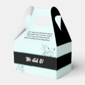 卒業パーティーのギフトボックス フェイバーボックス (裏面サイド)