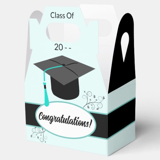 卒業パーティーのギフトボックス フェイバーボックス (オープン)