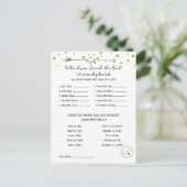 卒業パーティーのゲーム，大学院のゲームを知る， ポストカード (スタンド正面)