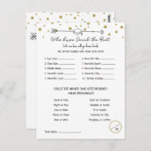 卒業パーティーのゲーム，大学院のゲームを知る， ポストカード (正面/裏面)