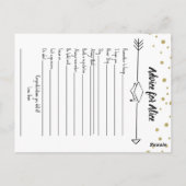 卒業パーティーのゲーム，大学院のゲームを知る， ポストカード (裏面)