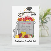 卒業パーティーのザリガニ煮込み祭り 招待状 (スタンド正面)