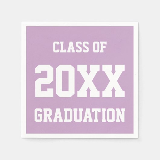 卒業パーティーのナプキンスのクラス スタンダードカクテルナプキン (正面)