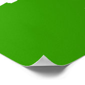 卒業パーティーのバナーのポスター写真の緑を追加 ポスター (角)