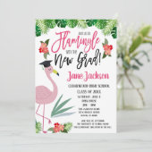 卒業パーティーのフラミンゴとミングル 招待状 (スタンド正面)