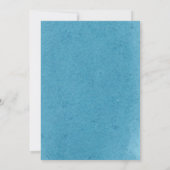 卒業パーティーのプールサプライズ 招待状 (裏面)