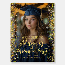 卒業パーティーの写真の歓迎サインFoam Board