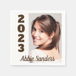 卒業パーティーの写真の背景色の選択 スタンダードカクテルナプキン
