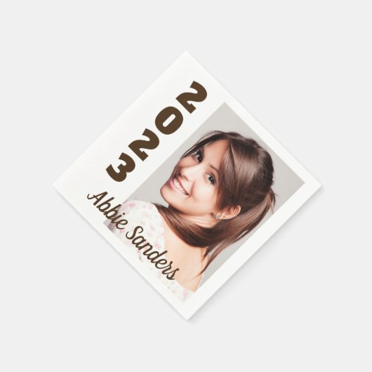 卒業パーティーの写真の背景色の選択 スタンダードカクテルナプキン (角)