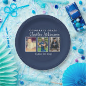 卒業パーティーの写真プレート ペーパープレート (パーティー)