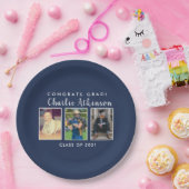 卒業パーティーの写真プレート ペーパープレート (パーティー)