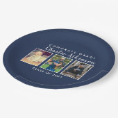 卒業パーティーの写真プレート ペーパープレート (アングル)