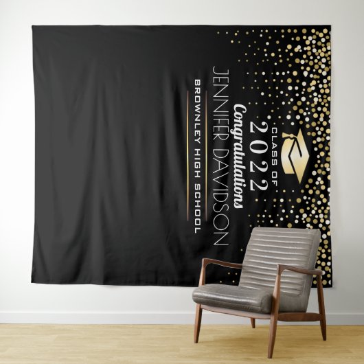 卒業パーティーの写真撮影用背景 タペストリー (インサイチュ(横))