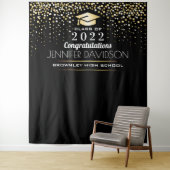 卒業パーティーの写真撮影用背景 タペストリー (インサイチュ)