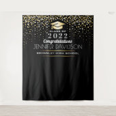 卒業パーティーの写真撮影用背景 タペストリー (正面)