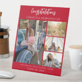 卒業パーティーの写真Red Graduate 2025 台座サイン (インサイチュ)