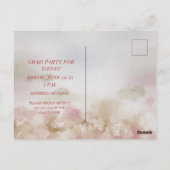 卒業パーティーの娘おめでとう ポストカード (裏面)