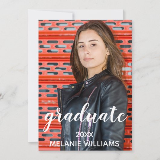 卒業パーティーの招待状をオーダーメイド 招待状 (正面)