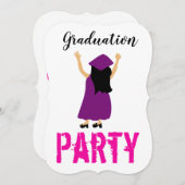 卒業パーティーの招待状 招待状 (正面/裏面)