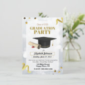 卒業パーティーの招待状 招待状 (スタンド正面)