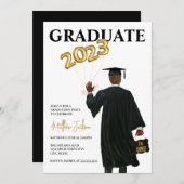 卒業パーティーの招待状 招待状 (正面/裏面)