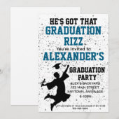 卒業パーティーの招待状 招待状 (正面/裏面)